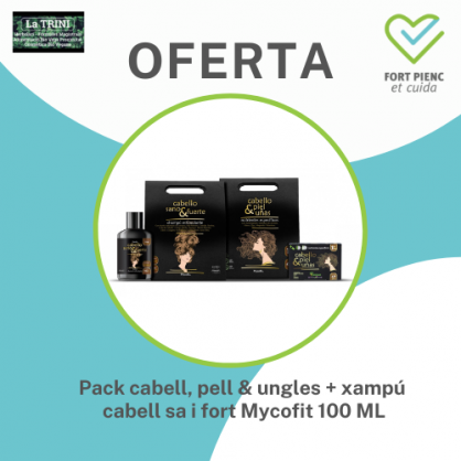 Pack cabell, pell  & ungles + xamp cabell sa i fort Mycofit 100 ML